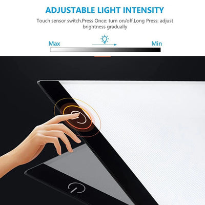 CreatiLight Pro – Tablette LED pour Artistes™ Éclairez vos Idées, Créez avec Précision