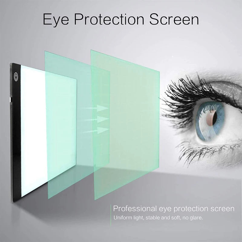 CreatiLight Pro – Tablette LED pour Artistes™ Éclairez vos Idées, Créez avec Précision
