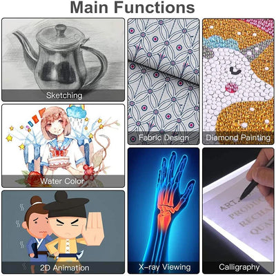 CreatiLight Pro – Tablette LED pour Artistes™ Éclairez vos Idées, Créez avec Précision