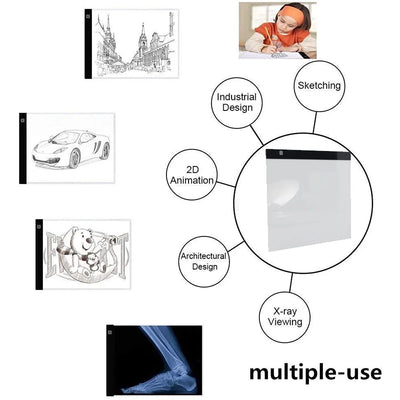 CreatiLight Pro – Tablette LED pour Artistes™ Éclairez vos Idées, Créez avec Précision