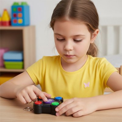 Jeu de mémoire utilisé par une fille