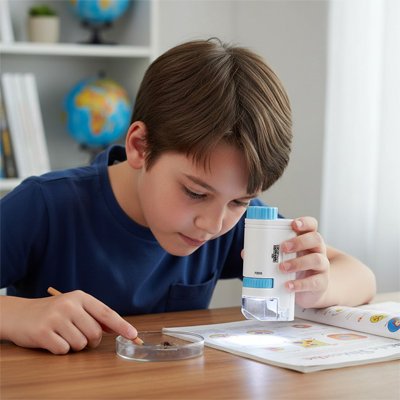 Microscope enfant lumière intégrée