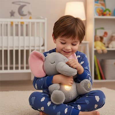 Peluche qui respire