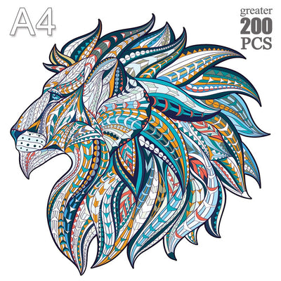 Puzzle Créatif GenialPuzzle Animal en Bois I Jouets Intelligents pour Ado et Adultes I Jouer en Famille