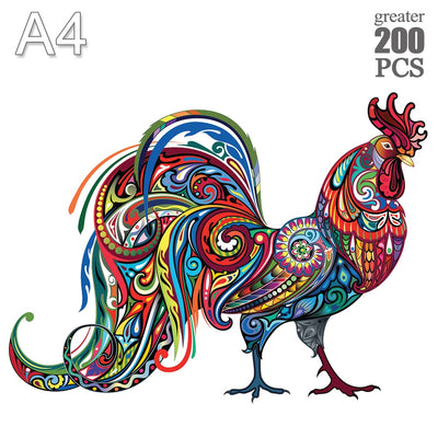 Puzzle Créatif GenialPuzzle Animal en Bois I Jouets Intelligents pour Ado et Adultes I Jouer en Famille