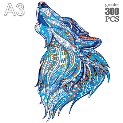 Puzzle Créatif GenialPuzzle Animal en Bois I Jouets Intelligents pour Ado et Adultes I Jouer en Famille