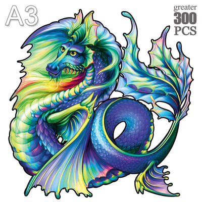 Puzzle Créatif GenialPuzzle Animal en Bois I Jouets Intelligents pour Ado et Adultes I Jouer en Famille