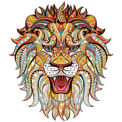 Puzzle Créatif GenialPuzzle Animal en Bois I Jouets Intelligents pour Ado et Adultes I Jouer en Famille