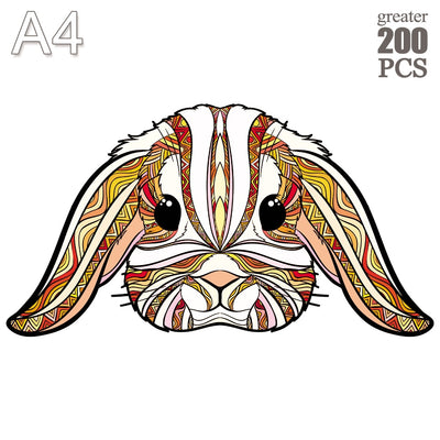 Puzzle Créatif GenialPuzzle Animal en Bois I Jouets Intelligents pour Ado et Adultes I Jouer en Famille