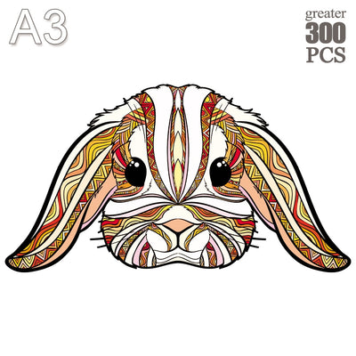 Puzzle Créatif GenialPuzzle Animal en Bois I Jouets Intelligents pour Ado et Adultes I Jouer en Famille