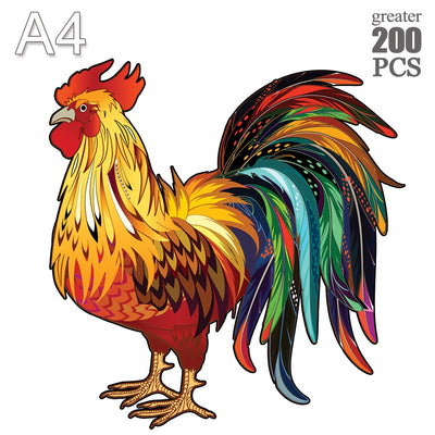 Puzzle Créatif GenialPuzzle Animal en Bois I Jouets Intelligents pour Ado et Adultes I Jouer en Famille