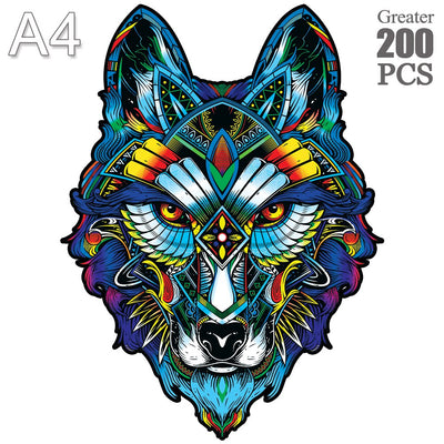 Puzzle Créatif GenialPuzzle Animal en Bois I Jouets Intelligents pour Ado et Adultes I Jouer en Famille