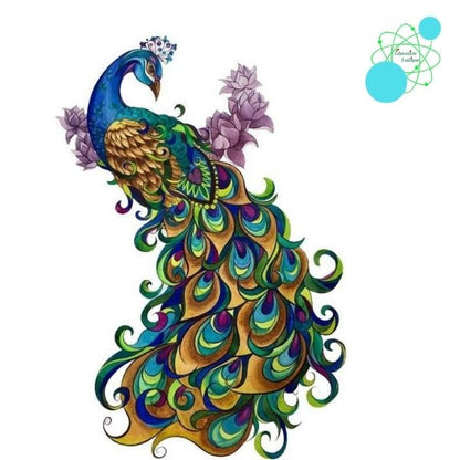 MagicPuzzle puzzle en bois – Forme de paon